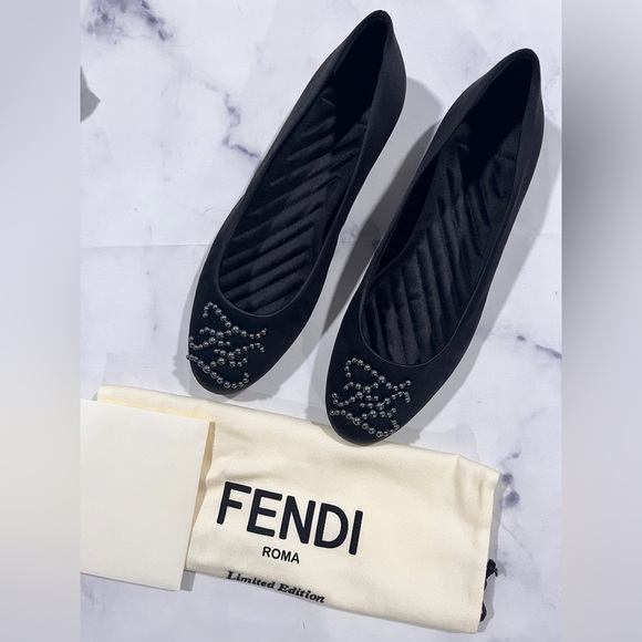 Fendi Shoes - Fendi Satin Flats